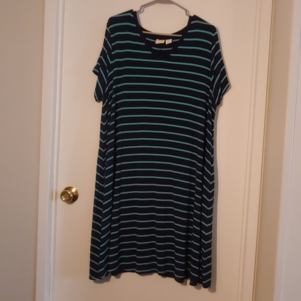 C&C California 2x blue and navy dress